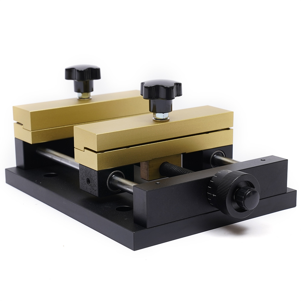 Fiber Laser Cutting Machine - レーザー切断彫刻マーキングマシン固定治具陽極酸化アルミニウム合金片側固定スライドクランプ皿穴付き取り付け穴付きM5 M6ネジ対応工業用レーザー機器ワークピースクランプツール