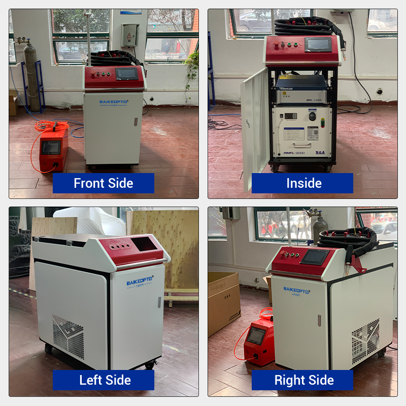 Industrial Grade Laser Welder - ポータブルハンドヘルドレーザー溶接機 1500W 工業用金属溶接装置（保護メガネ付き）