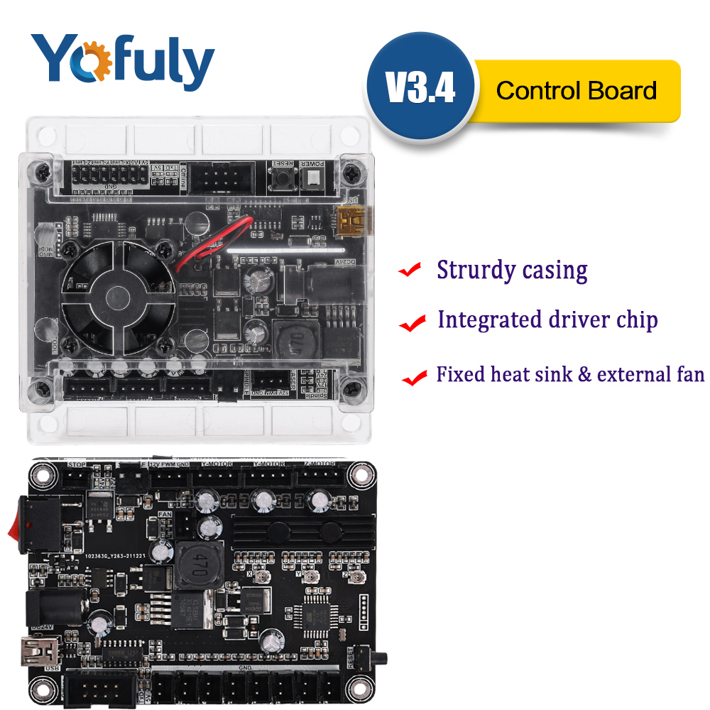 Controller Grbl Board - Grbl 1.1 usbポートcnc彫刻機制御ボード3軸統合ドライバ、オフラインコントローラ2418,3018レーザー機