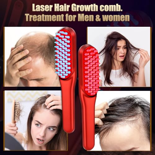 Industrial Laser Beam - レーザー育毛コーム、赤色光育毛トリートメント、男女兼用