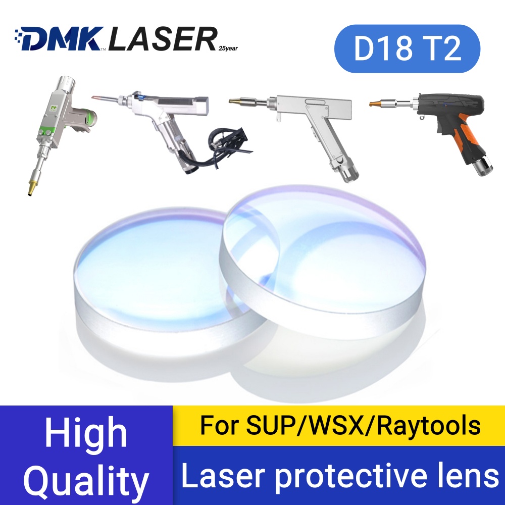 Industrial Laser Glasses - DMKレーザー保護レンズD18 T2溶接用保護メガネ 18*2mm WSX Raytools BW101