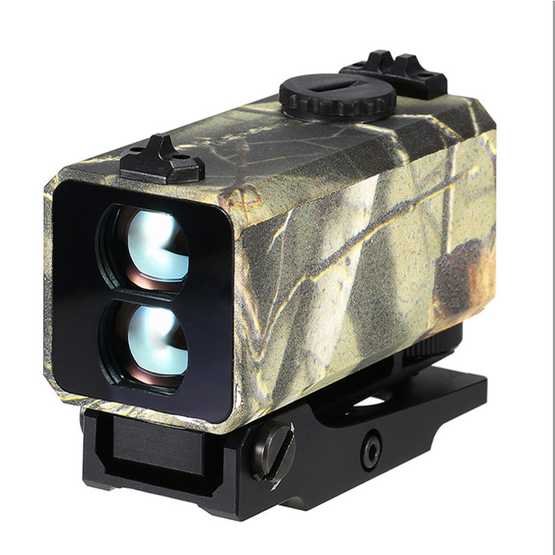 Industrial Laser Rangefinder - 屋外狩猟用ミニレーザー自動距離計,リアルタイム表示,距離速度測定,1200m,le032