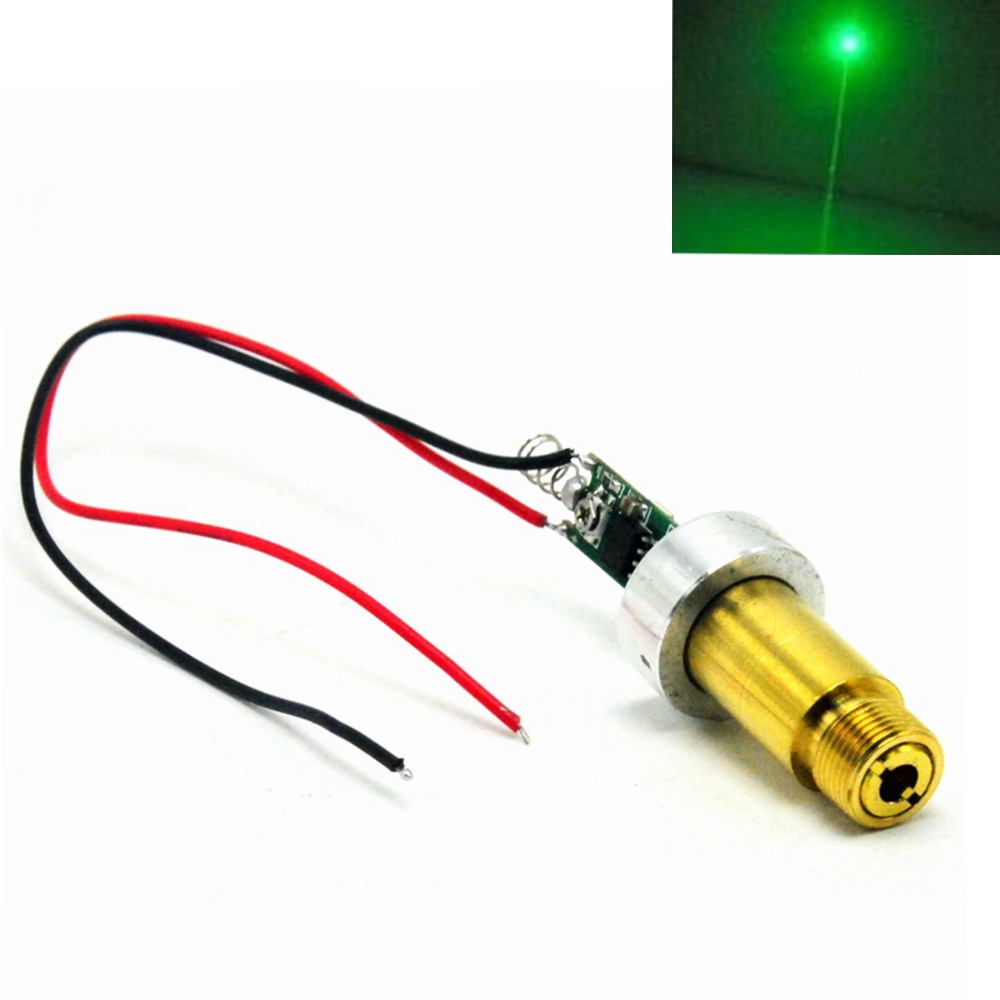 Industrial Laser Light - 産業用真ちゅう製ブラケット,50mw,100mw,200mw,532nm,緑色ドット,レーザーダイオード,ダイビング用,アルミニウムリング付きトーチ