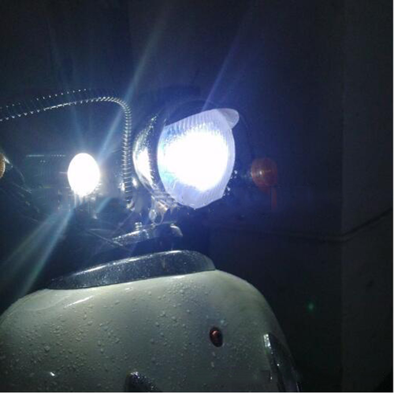ペア 12V オートバイスポットフォグライト防水 30 ワッ - Industrial Laser Beam のレビューと価格
