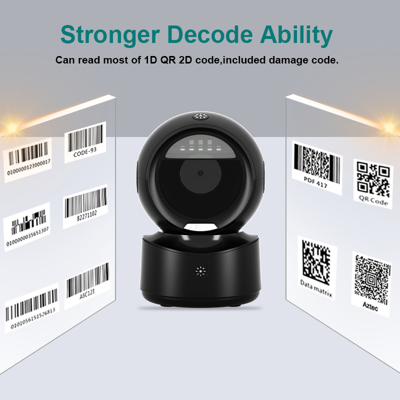 NETUM A5 2D デスクトップバーコードスキャナー、全 - Industrial Laser Beam のレビューと価格