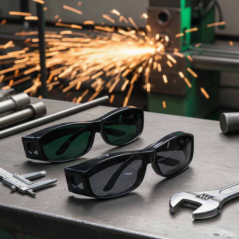 溶接工用レーザー保護メガネ 強光UVアーク溶接作業用保護メガ - Industrial Laser Glasses のレビューと価格