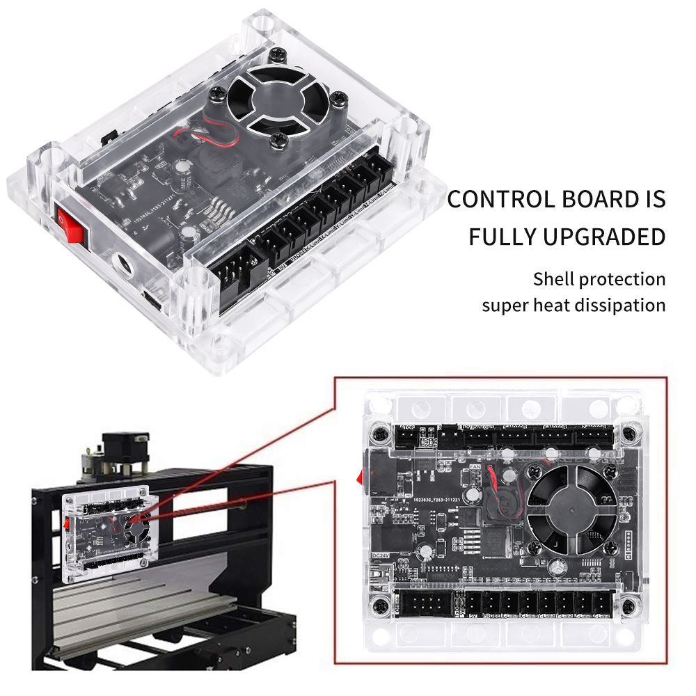 Grbl 1.1 usbポートcnc彫刻機制御ボード3軸統合 - Controller Grbl Board のレビューと価格