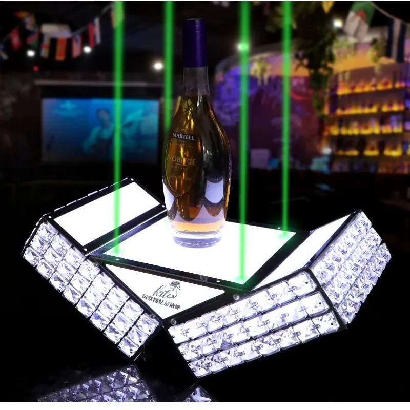 LEDライト付きバー型金属製の城,ボトル,ワイン,シャンパン - Industrial Laser Beam のレビューと価格