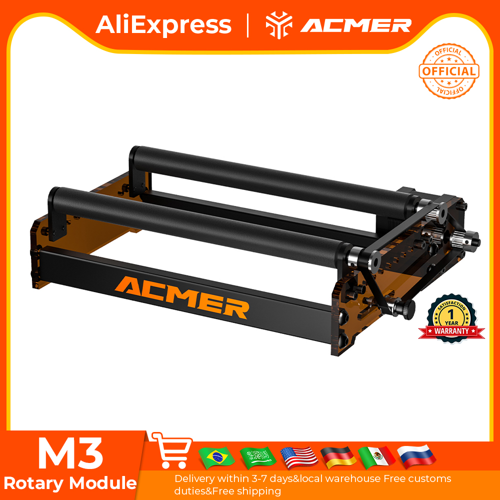 ACMER M3 レーザーロータリーローラー 360 °   - Fiber Laser Cutting Machine のレビューと価格