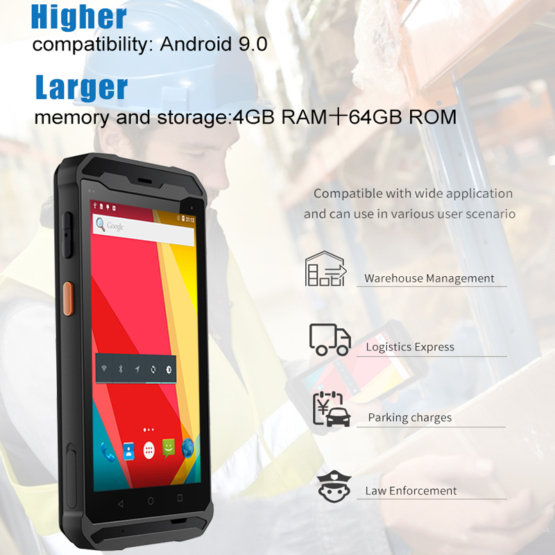 RUGLINE 5.5 インチ Android PDA 4G - Industrial Laser Light のレビューと価格